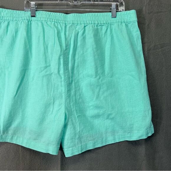 XXL NWT J. Crew Mint green spring shorts Linen-blend drawstring short - Picture 9 of 14